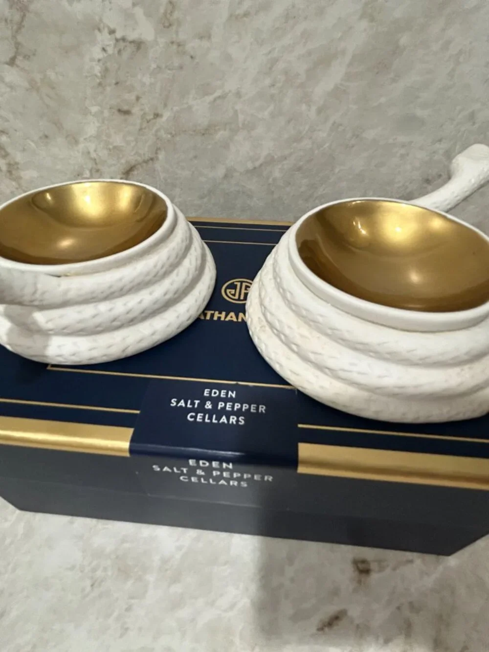 Jonathan Adler Eden salt and pepper cellars